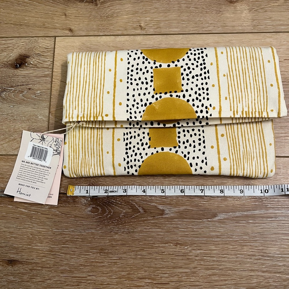 Sseko solstice fold over, crossbody, clutch